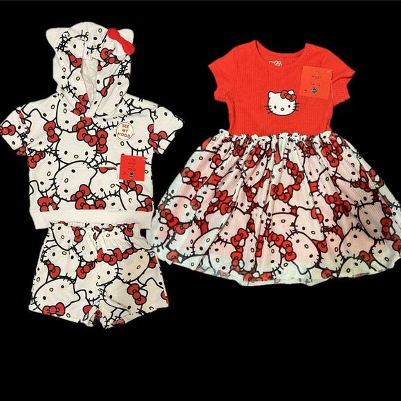 Hello Kitty Outfits Size 3T - Picture 2 of 12
